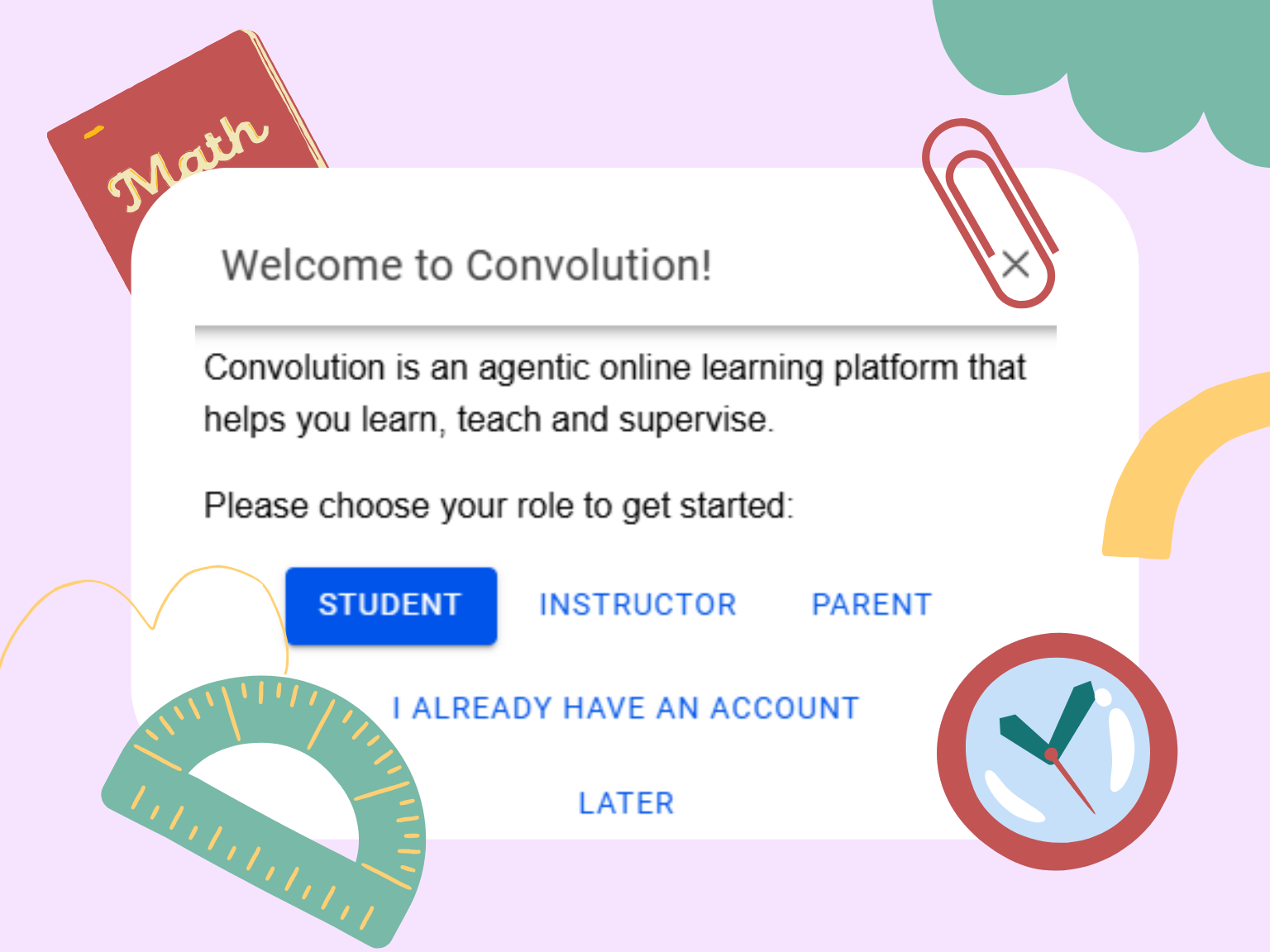Create your account